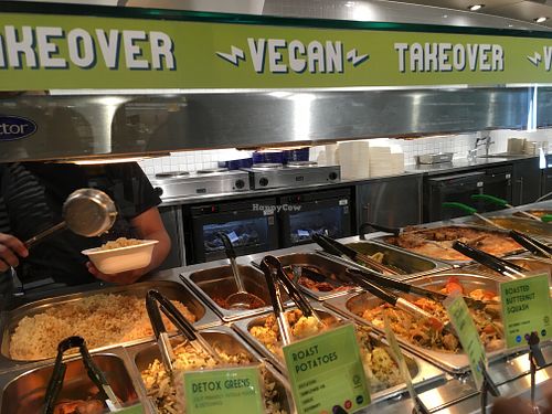 All vegan! at Planet Organic - Torrington Place in London