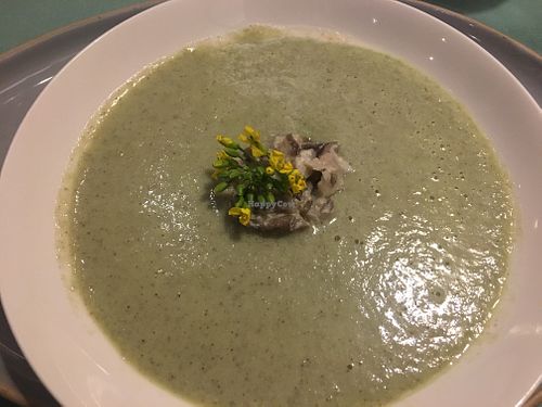 mushroom and coriander mousse at L'Elephant Vert in Luang Prabang