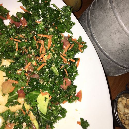 Kale Salad at California Organics Cafe in Nevada City