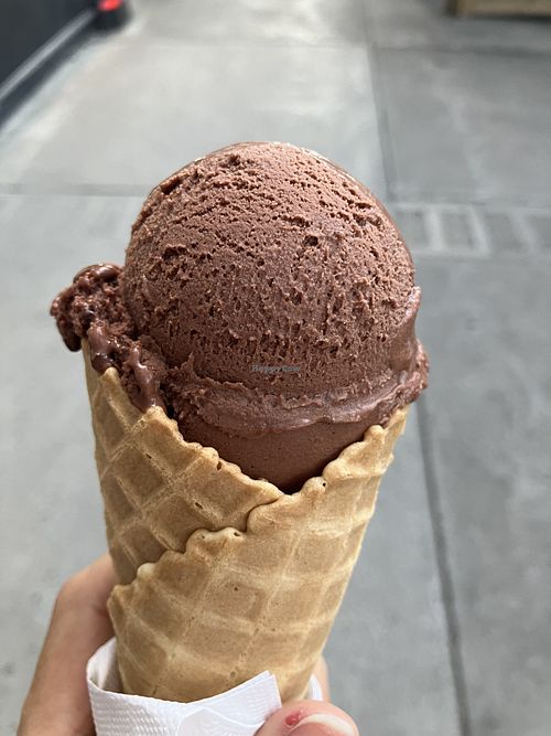 Chocolate gelato   at Gaufres & Glaces - Plateau in Montreal