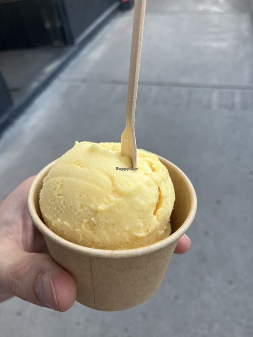 Mango sorbet   at Gaufres & Glaces - Plateau in Montreal