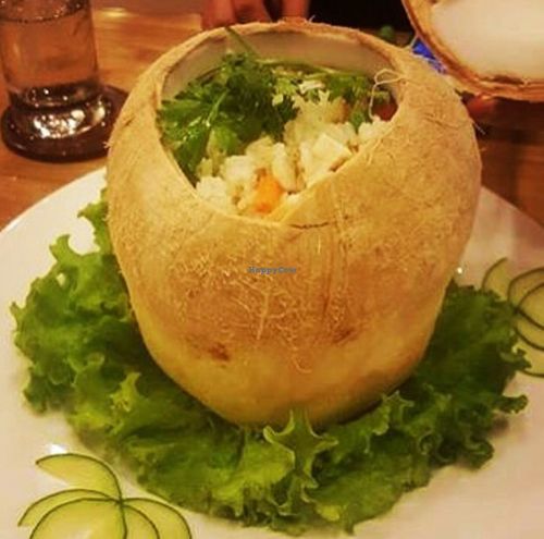 Coconut Fried Rice!  at Huong Sen - Bui Vien in Ho Chi Minh City