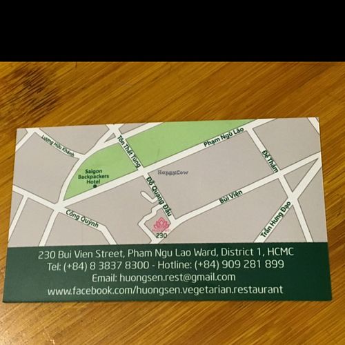 Johnny the friendly owner at Huong Sen - Bui Vien in Ho Chi Minh City