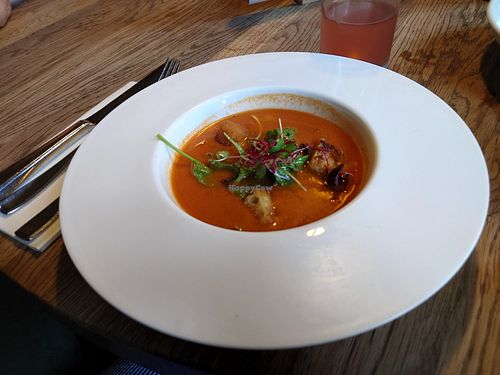 Geeiste Gemüsesuppe at Hotel zum Löwen in Duderstadt