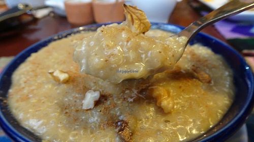 quinoa porridge  at Shaman Restaurant in Cusco