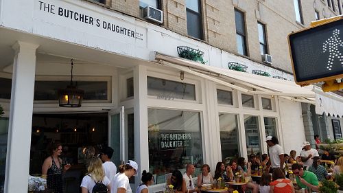 Outside at The Butcher's Daughter - Nolita in New York City