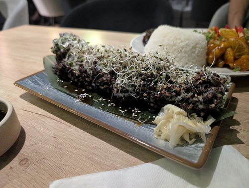 Crunchy sushi at Asian Street in Chisinau