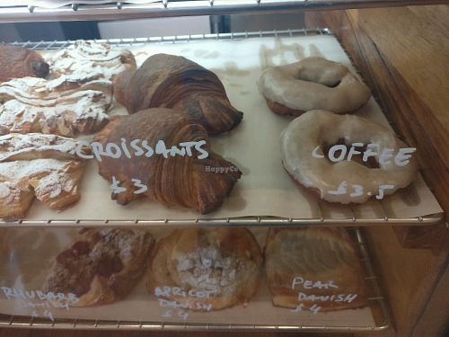 vegan croissants!  at Crumbs Organic Bakehouse in Kensington