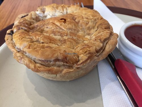 Vegan FunGuy Pie at Crumbs Organic Bakehouse in Kensington