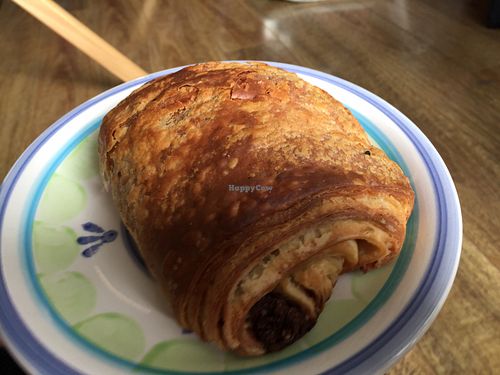 Vegan Pain au Chocolat at Crumbs Organic Bakehouse in Kensington