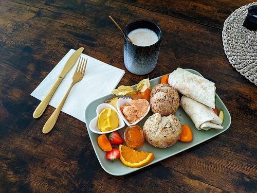 "Veggie Peggy" vegan breakfast at Rockin Delicious Cafe und Concept Store at Rockin Delicious Cafe und Concept Store in Kronach
