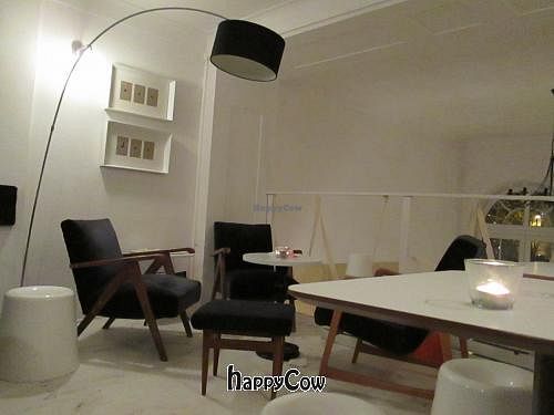 A view from the upstairs part at VEG Deli in Warsaw