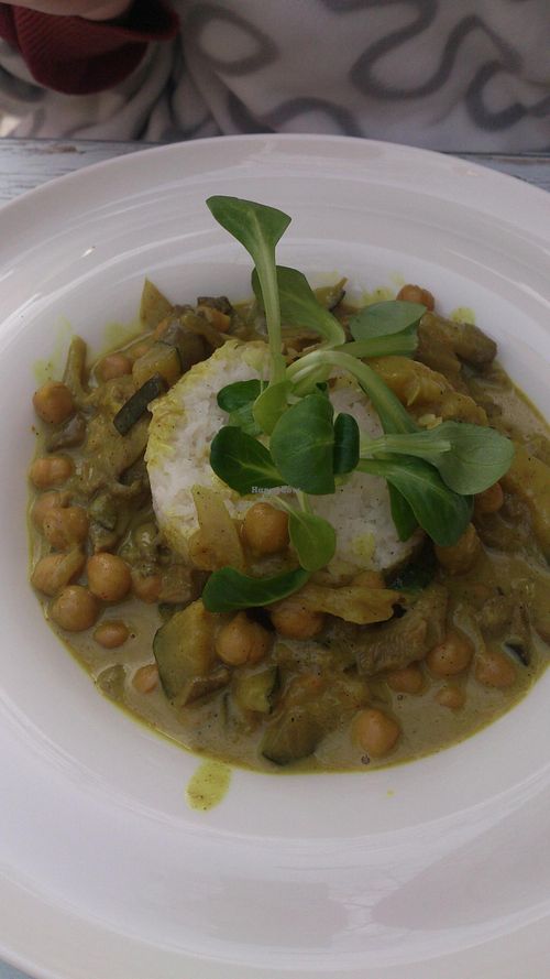 Green curry at VEG Deli in Warsaw