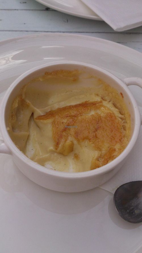 Creme brulee at VEG Deli in Warsaw