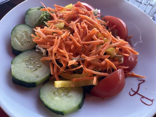 Mixed salad  at Pier Vier in Cuxhaven