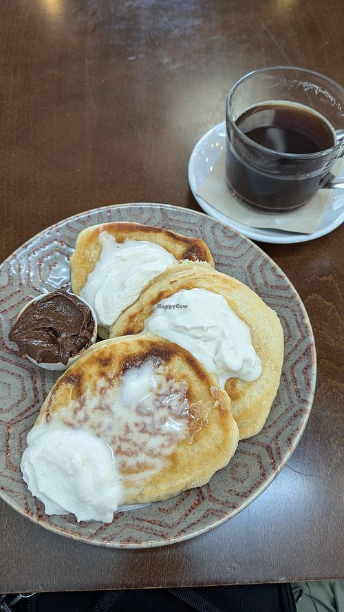 Pancakes with "Nutella" and coconut cream at Mela Canela - Sintra Centre in Sintra