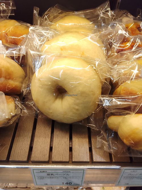 Bagel made from soy beans at Hokkaido Dosanko Plaza in Sapporo
