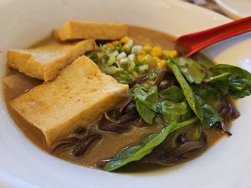 Veggie Miso Ramen at Kinoko in Morrisville