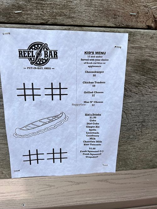 Reel Bar Putinbay Ohio Restaurant HappyCow