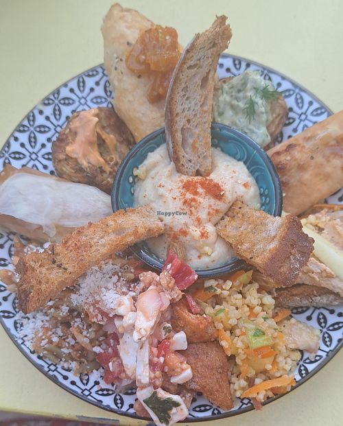 Vegan platter at Annie's Vegan Food and Bar - Pop-up in Rhodes