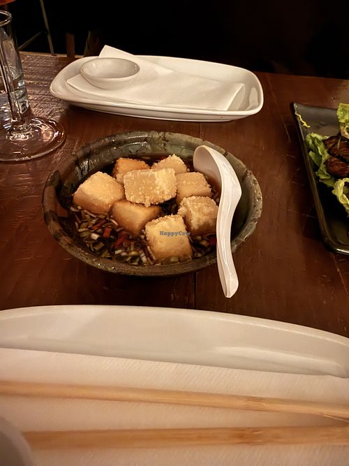 Tofu starter  at Oka in London