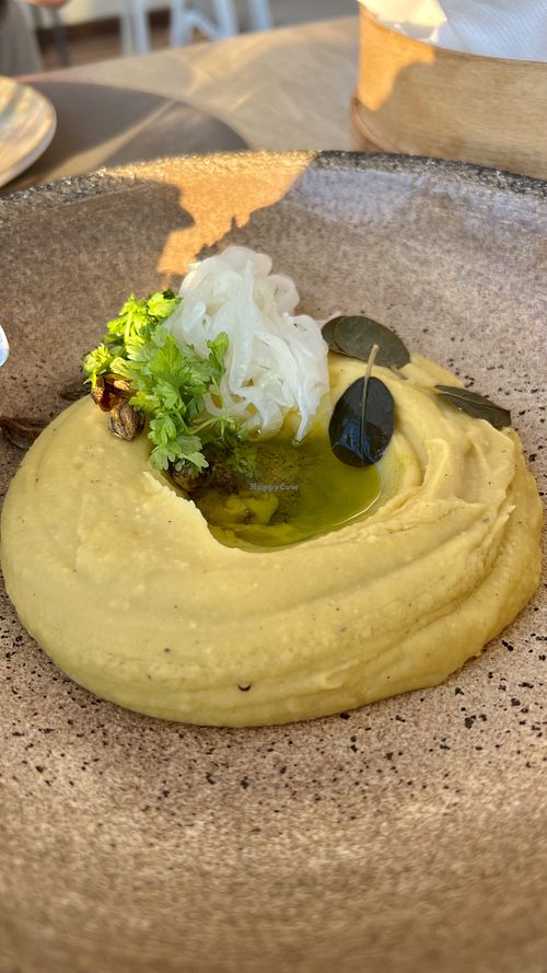 Fava.  at Oia Gefsis in Oia