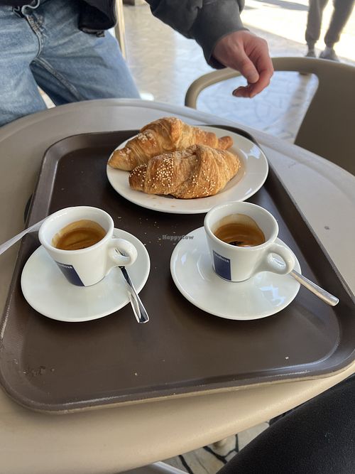 2 vegan croissants  at Soul Kitchen Café in Venice