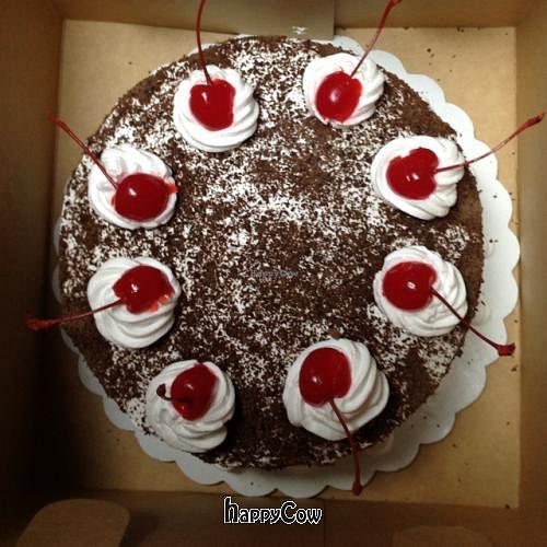 Black Forest cake at Sesamo Pasteleria Vegana in Lima