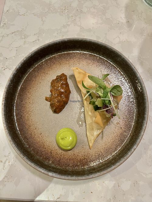 Street food - Samosa  at Six by Nico in Aberdeen