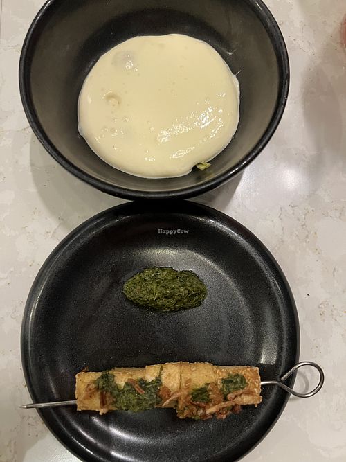 Tofu kebab  at Six by Nico in Aberdeen