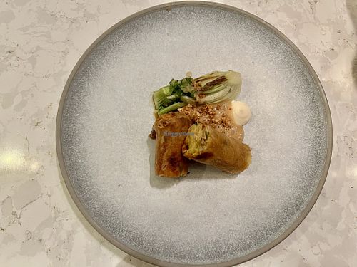 Street food - spring roll  at Six by Nico in Aberdeen