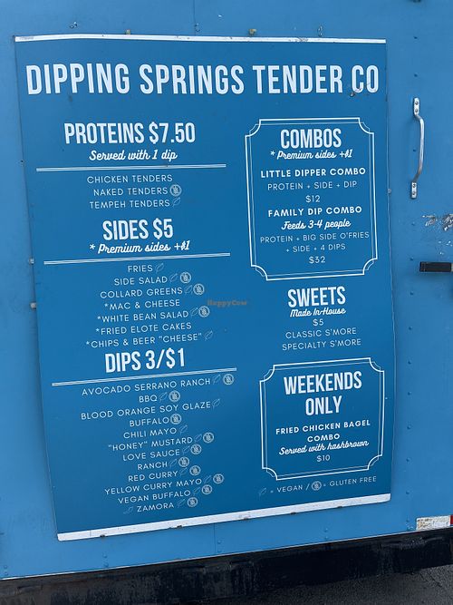 Dipping Springs Tender Co. Austin Texas Food Truck HappyCow