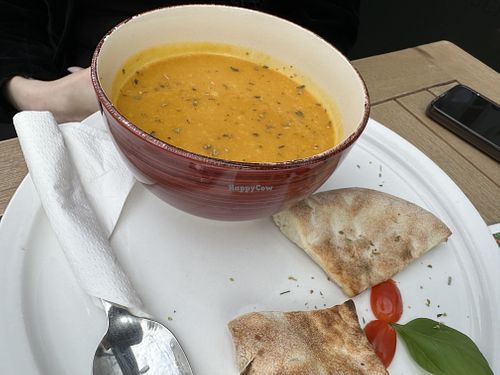 pumpkin soup  at Casalinga in Passau