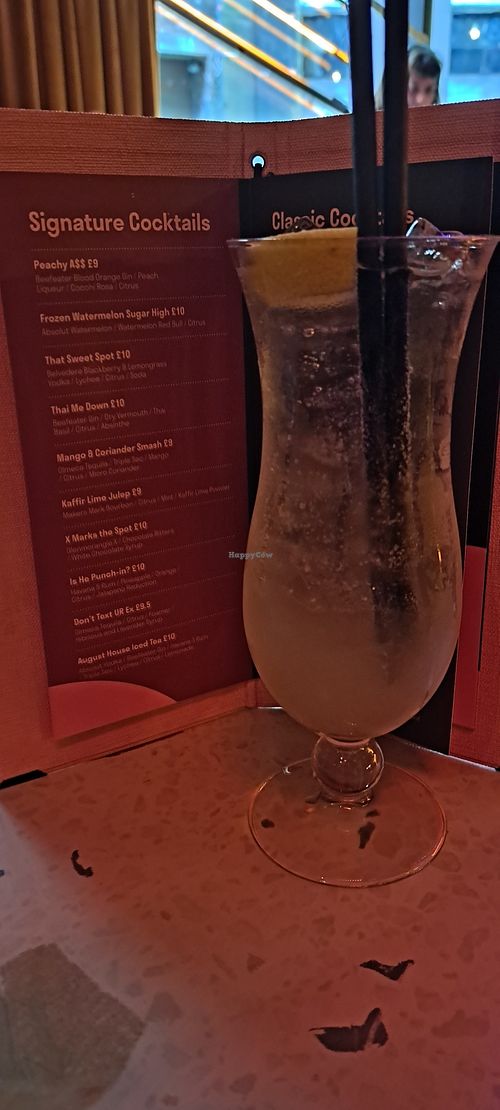 August House Iced Tea at August House in Glasgow