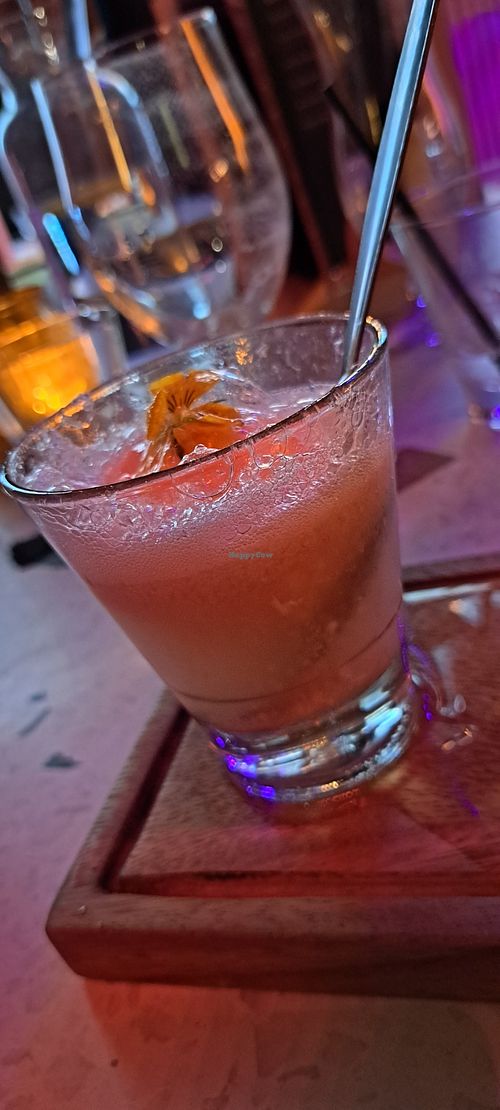 Prosecco mixed with passionfruit sorbet at August House in Glasgow