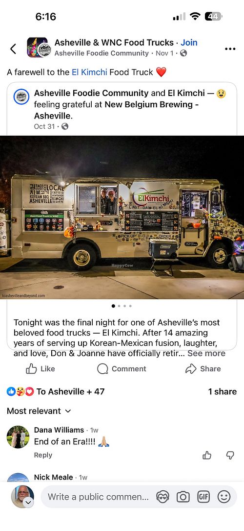   at El Kimchi - Food Truck in Asheville