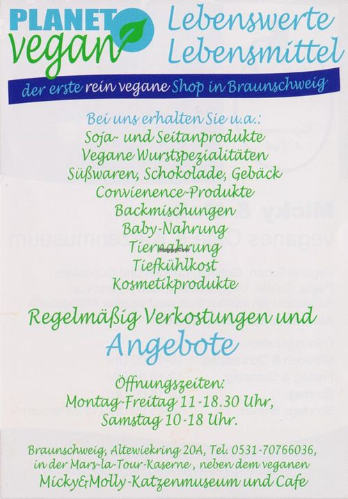 Planet Vegan at Planet Vegan in Braunschweig