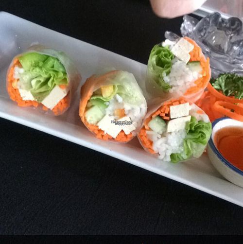 salad rolls  at Ban Chok Dee in Langley
