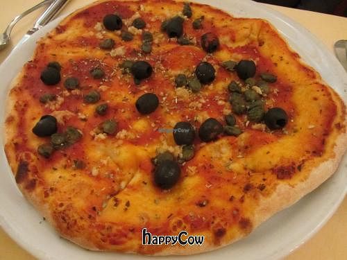 Pizza Napoli (without anchovies and cheese) at Michelangelo in Saarbrucken
