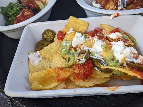 Mexican-style vegan nachos at Fairways Inn in Sheffield