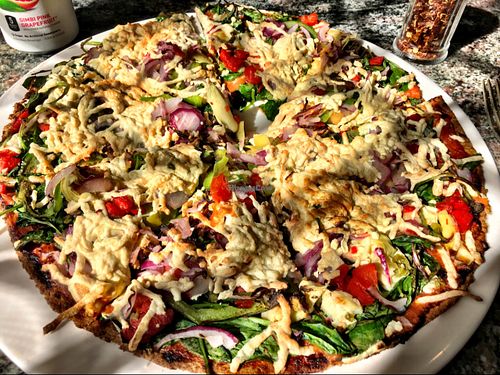 True Vegetarian with jalapeños and onions  at Savor in Norwalk