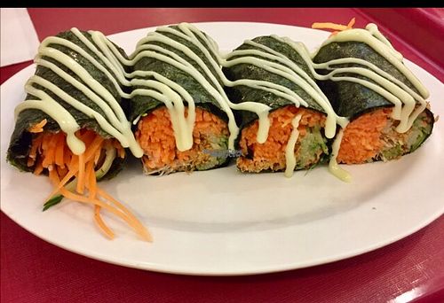 seaweed rolls with wasabi  at Simple Life - KLCC in Kuala Lumpur