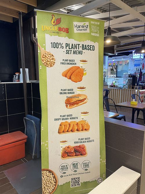 Plant based options.   at Uncle Bob Imago in Kota Kinabalu
