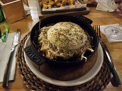 Vegan Lasagne at La Loca María in Granada