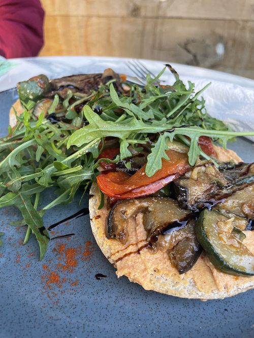 Veganer Bagel  at Espresso Perfetto in Leverkusen