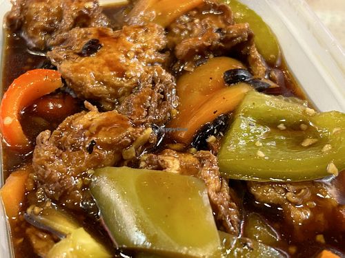 Chikn and black bean sauce   at Happy Home in Wallsend