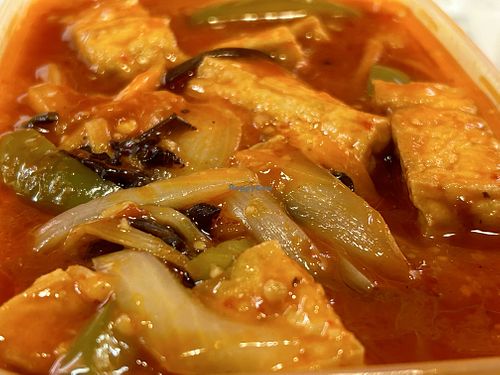Tofu in chilli and garlic   at Happy Home in Wallsend