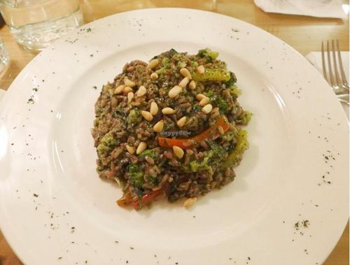 pesto risotto. at Sophie's Garden in Taipei