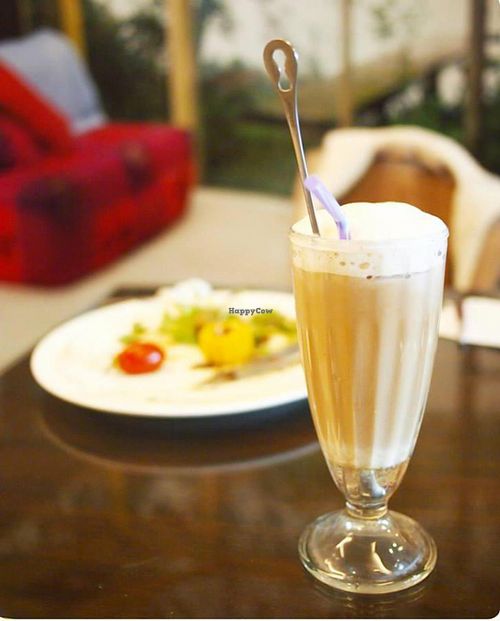 Garden soymilk tea. (must try!!!!!) at Sophie's Garden in Taipei