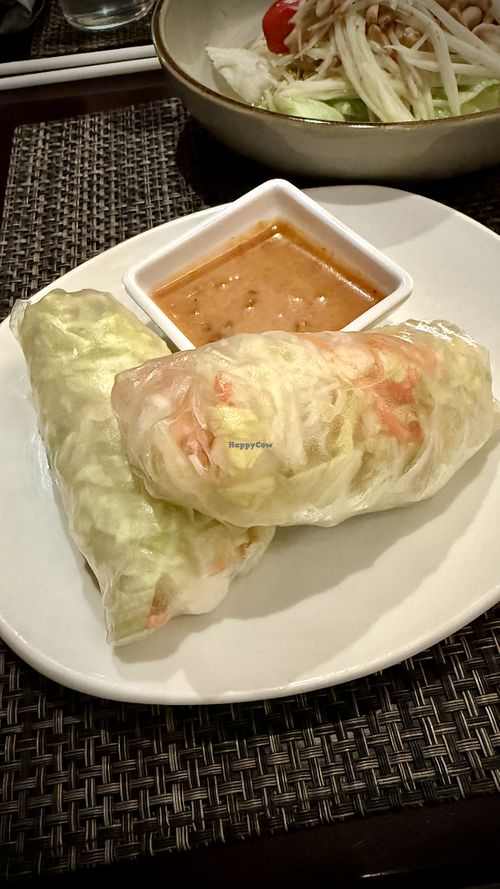 Summer rolls  at Thailicious in Longwood